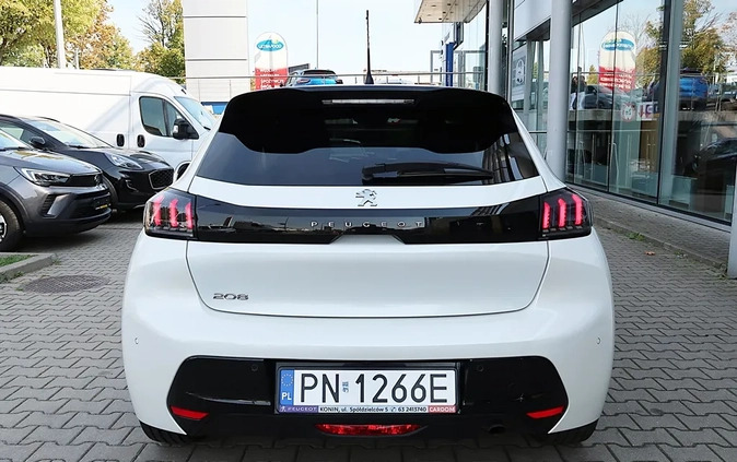 Peugeot 208 cena 79900 przebieg: 28200, rok produkcji 2022 z Namysłów małe 154